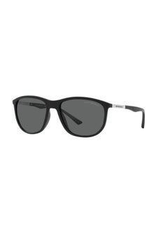 اشتري Men's Sunglasses 4201 - Lens Size: 58 Mm - Matte Black في السعودية