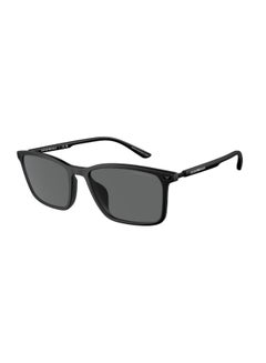 اشتري Men's Rectangular Shape  Sunglasses 4223U - Lens Size: 56 Mm - Matte Black في السعودية