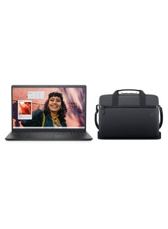 اشتري 2024 Inspiron 3530 Think & Light Laptop With 15.6-Inch Display, Core i3-1315U Processor/8GB RAM/512 GB SSD/Intel Iris XE Graphics/DOS + Dell EcoLoop Essential Briefcase 14-16 English/Arabic Carbon Black في السعودية