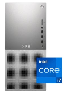 اشتري XPS Tower Tower PC Core i7-14700 Processor/64GB RAM/2TB SSD/8GB NVIDIA GeForce RTX 4060 Ti Graphics/Windows 11 Home Platinum في الامارات