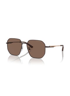 Buy Men's Pilot Shape Metal Sunglasses 2154D - Lens Size: 57 Mm - Matte Brown in Saudi Arabia