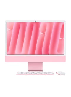 اشتري 24-inch iMac with Retina 4.5K Display, M4 Chip 10-Core CPU 10-Core GPU Processor/16GB RAM/256GB SSD/macOS English Pink في الامارات