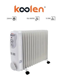 اشتري Oil Heater - 15 Fins 2500 W 807102032 White في السعودية