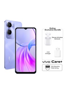 Buy Y28s 5G Dual SIM Twinkling Purple 6GB RAM 128GB With Earbuds - Middle East Version in Saudi Arabia