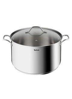 Buy TEFAL Intuition XL stockpot | 36 cm | Premium Stainless steel 18/10 | XL Size | Robust Handles | Glass Lid | Induction Pot | 2 Years Warranty | B8647504 Stainless steel 36cm in Saudi Arabia