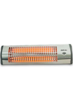 Buy GVC Pro Electric Heater 1200W, Quartz Design, Portable - GVCHT-1802 1200 W GVCHT-1802 SILVER in Saudi Arabia