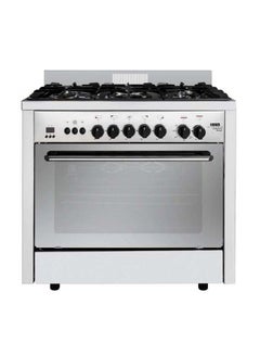 Buy Haam 5 burner gas oven, 60*90, professional cast iron fan, HM90GFPRCIF HM90GFPRCIF Steel in Saudi Arabia