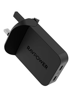 Buy RP-PC1079 PD Pioneer 65W 2-Port Wall Charger - Black in Saudi Arabia