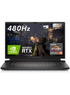 اشتري Alienware M17 R5 Laptop With 17.3-Inch Display, AMD Ryzen 9-6900HX Processor/16GB RAM/1TB SSD/16GB NVIDIA GeForce RTX 3080 Ti Graphics/Windows 11 English Dark Side of Moon في الامارات