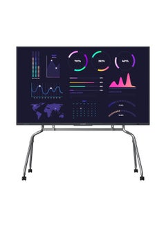 اشتري Interactive Smart Display 4K UHD, 98 Inches LED with Stand, Android13, 40 Points, 10M Laser Distance 98EVID60X+Stand Black في الامارات