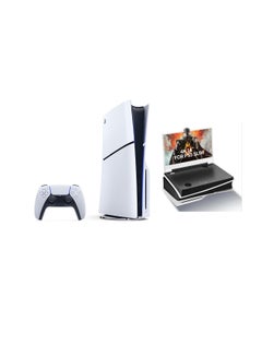 اشتري PlayStation 5 SLIM Disc + G-STORY 14" Inch IPS 4k 60Hz Portable Monitor G-Story 14" LED 4K Portable Gaming Monitor For PS5 Slim في الامارات