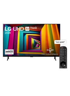 Buy 98 Inch 4K UHD Smart TV - HDR 10 - AI Magic Remote - α8 AI Sound Pro - 120 HZ - (2024) - 98UT90006LA Black in Saudi Arabia