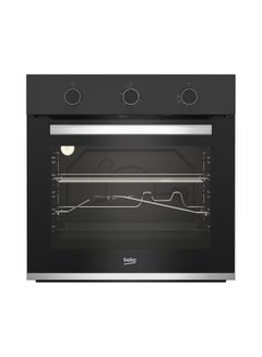 اشتري Electric Built-in Oven with Electric Grill - 60CM 66L Touch Control Screen BIH12100BC BIH12100BC Black في مصر