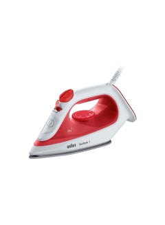 Buy TexStyle 1 SI1019RD, Steam Iron, Non-Stick Coating, Thermostat, 25g/min in Turbo Mode, 220ml Water Tank, 1900W, Red/White 220 ml 1900 W SI1019RD Red in Egypt