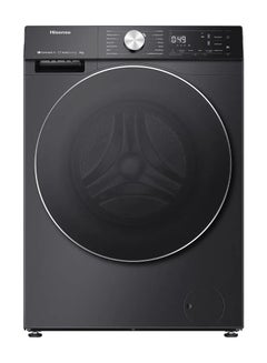 Buy Full Automatic Washing Machine, Front Loading, 12 Kg, Dryer 8 Kg, Digital Display, Inverter, Black, WD5S1245BB WD5S1245BB black in Egypt