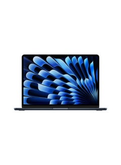 اشتري MacBook Air Laptop With 13.6-Inch Display, M3 chip 8-core CPU and 10-core GPU Processor/24GB RAM/512GB SSD/macOS English/Arabic Midnight في السعودية