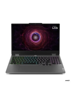 Buy LOQ Laptop With 15.6-Inch Display, Ryzen 7 7435HS Processor/24GB RAM/1TB SSD/8GB NVIDIA GeForce RTX 4060 Graphics/Windows 11 English/Arabic Luna Grey in Saudi Arabia