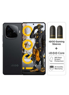 Buy Z9 5G Dual SIM Phantom Black 12GB RAM 256GB with IQOO Gaming Sleeves 24M Warranty And 1 Year Screen Replacement - Middle East Version in UAE