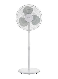 Buy Pedestal Stand Fan, 16 inch, Oscillation Directions, 3 Speed Levels & Adjustable Height, 3 Leaf Blade with 7.5 Hours Timer, 40 Watts, Best for Home & Office 40 W MFS-160M0BPW White in UAE