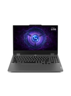 اشتري LOQ 15IAX9 Gaming Laptop- Intel Core i5-12450HX, AI Chip: LA1, 4GB GDDR6 NVIDIA GeForce RTX2050, 16GB DDR5 RAM, 512GB SSD, 15.6" FHD (1920x1080) IPS 100% sRGB 144Hz, RGB Mouse English/Arabic Luna Grey في مصر