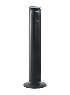 Buy Tower Fan with Multifunction Remote Control, 3 Wind modes-Natural | Slumberous & Normal, 5 Speed Level, Oscillation function, 9 Hours Timer Perfectly Suitable for Home or Office MFZ-100R0BPK Black in UAE