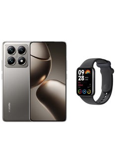 اشتري 14T Pro Dual SIM+eSIM Titan Gray 12GB RAM 512GB 5G - Global Version With Smart Band 8 Pro في السعودية