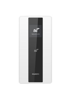 Buy 5G Mobile Wi-Fi Portable Router Balong 5000 with 4000Mah Battery | White in Saudi Arabia