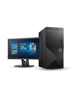 اشتري Vostro 3910 Tower PC with 19.5" HD Monitor, Core i5-12400, 16GB DDR4 RAM, Storage 1TB SSD, Intel UHD Graphics, Windows 1 Pro | Black في السعودية