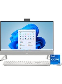 Buy Inspiron 7720 AIO With 27-Inch Display, Core-i7 1335U Processor/32GB RAM/2TB SSD/2GB NVIDIA GeForce MX550 Graphics/Windows 11 Home English White in UAE