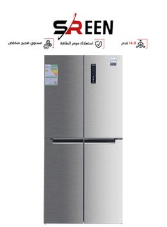 اشتري Refrigerator - 4 Doors - Inverter - Stainless Steel - 14.3 CFT - 405 Liters - Silver - SRCD560NF ... 305 kW SRCD560NF Silver في السعودية