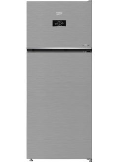 Buy Neo Frost Refrigerator - 367 Liters Net - Digital Screen - Dual Cooling - ProSmart Inverter Motor - Harvest Fresh - 70 cm Width - RDNE420K02DXIDTEG Brush Silver in Egypt