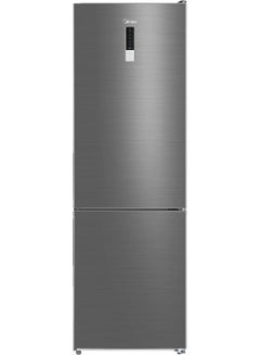 Buy Refrigerator 310 Liter With Bottom Freezer Exterior Display Multi-Airflow MDRB424FGN46 Bru Steel in Egypt