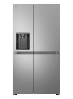 Buy 684 Litres Gross and 625 Litres Net Capacity with Multi Air Flow and Smart Diagnosis Side by Side Refrigerator GR-L267KLKW Platinum Silver in UAE