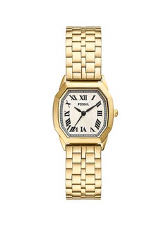 Buy Women's Harlow Three-Hand Gold-Tone Stainless Steel Watch ES5361 - 27mm in UAE