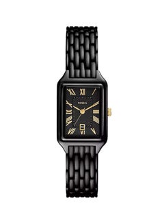 اشتري Women's Raquel Three-Hand Date Black Stainless Steel Watch ES5385 - 23mm في الامارات