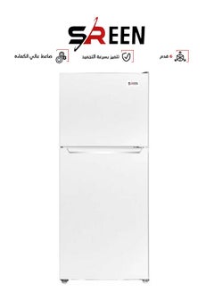 Buy Double Door Steam Refrigerator - 5.9 Feet - white - SRTM218DFW SRTM218DFW white in Saudi Arabia