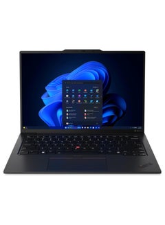 Buy Gen 12 ThinkPad X1 Carbon Laptop with Intel Ultra 7 165U vPro Processor, 14" WUXGA 100% sRGB Touchscreen, 32GB 6400MHz RAM, 1TB Gen4 Performance SSD, FHD+ IR+ RGB Camera, and Windows 11 Pro English Black in UAE