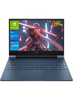 اشتري Victus Laptop With 15.6-Inch Display, Core i5-12450H Processor/32GB RAM/1TB SSD/4GB NVIDIA GeForce RTX 3050 Graphics/Windows 11 Pro English/Arabic Blue في الامارات