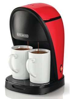 Buy American Coffee Maker 500 ml 450 W DCM48 Red/Black in Egypt