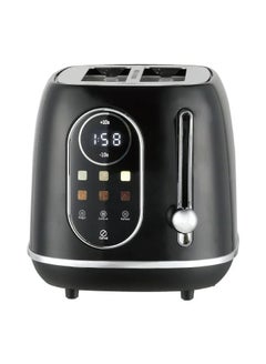 Buy 2-Slice Bread Toaster, LED Display with Reheat and Defrost Functions, 6 Toasting Levels, 800 W RE-5-087 Black in Saudi Arabia