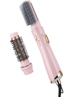 Buy Hair Styler with Two Brushes, 1200W, Two Heat Settings And Cool Air – Perfect Styles Pink in Saudi Arabia