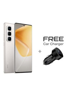 Buy Hot 50 Pro+ Dual SIM Titanium Grey 8+8 GB RAM 256GB 4G + Ai Support - Middle East Version With Car Charger in Saudi Arabia