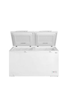 اشتري Midea Chest Freezer, 2 Doors 19.7CuFt, 560L White - HS-739CN1 560 L 1000 W HS-739CN1 White في السعودية