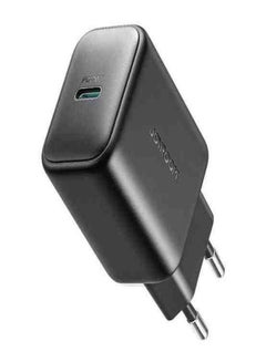 اشتري Joyroom JR-TCF20 EU Plug PD 20W Fast Charger Type-C Charger Adapter - Black Black في مصر