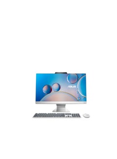 اشتري A3 Series - A3402 All in One PC With 23.8 Inch FULL HD (1920x1080) Display,Intel Core i7-1355U Processor/ 16GB RAM DDR5/ 1TB SSD/Windows 11 Pro/ English/Arabic White في السعودية