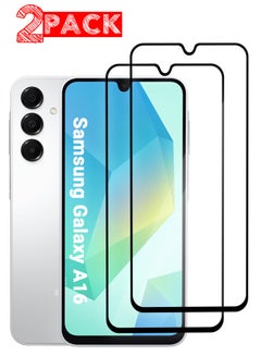 اشتري (for Galaxy A16 4G) 2Packs Tempered Glass Screen Protector Anti Scratch HD Clear and Protective Screen Protector Clear في الامارات