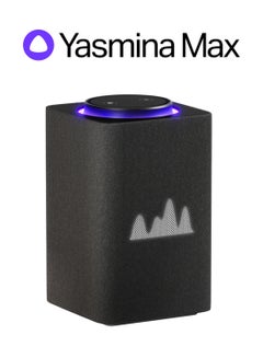 اشتري Smart Speaker With Human-Like Ai Assistant | Use Your Voice To Control Smart Home Devices Via Bluetooth Or Wi-Fi, Play Music, Quran, And More (Speaks Arabic, English) | Size Max | Black في الامارات