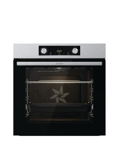 اشتري GORENJE Built-in Electric Oven, 60cm, 2300W, With Fan Steel, - BO6737E02X BO6737E02X Steel في السعودية