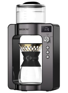 اشتري Drip Coffee Maker with 1 L 1500 W RE-6-027 Black في السعودية