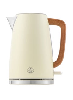 Buy Electric kettle with Wood Handle , automatic shut-off function, stainless steel filter 1.7 L 2200 W E03239 Beige in Saudi Arabia